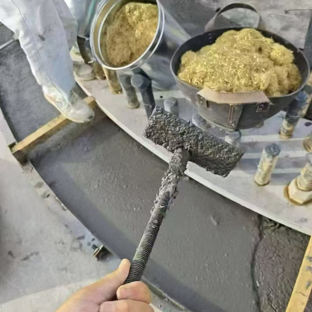 怀宁C120钢纤维高强无收灌浆料 轧机压缩机汽轮机发电机锻压设备底座灌浆材料